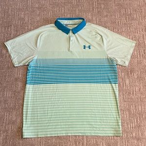 Under armour heat gear loose fit polo sz large